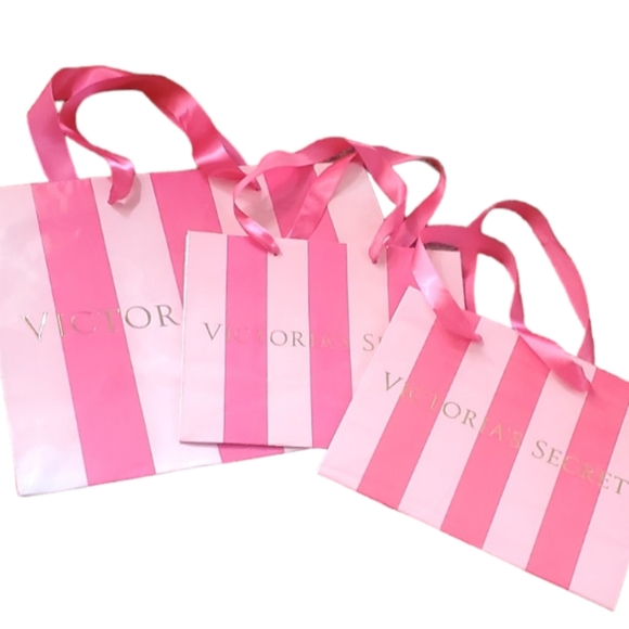 Victoria's Secret Gift/Shopping Bags Set of Three - Picture 1 of 9